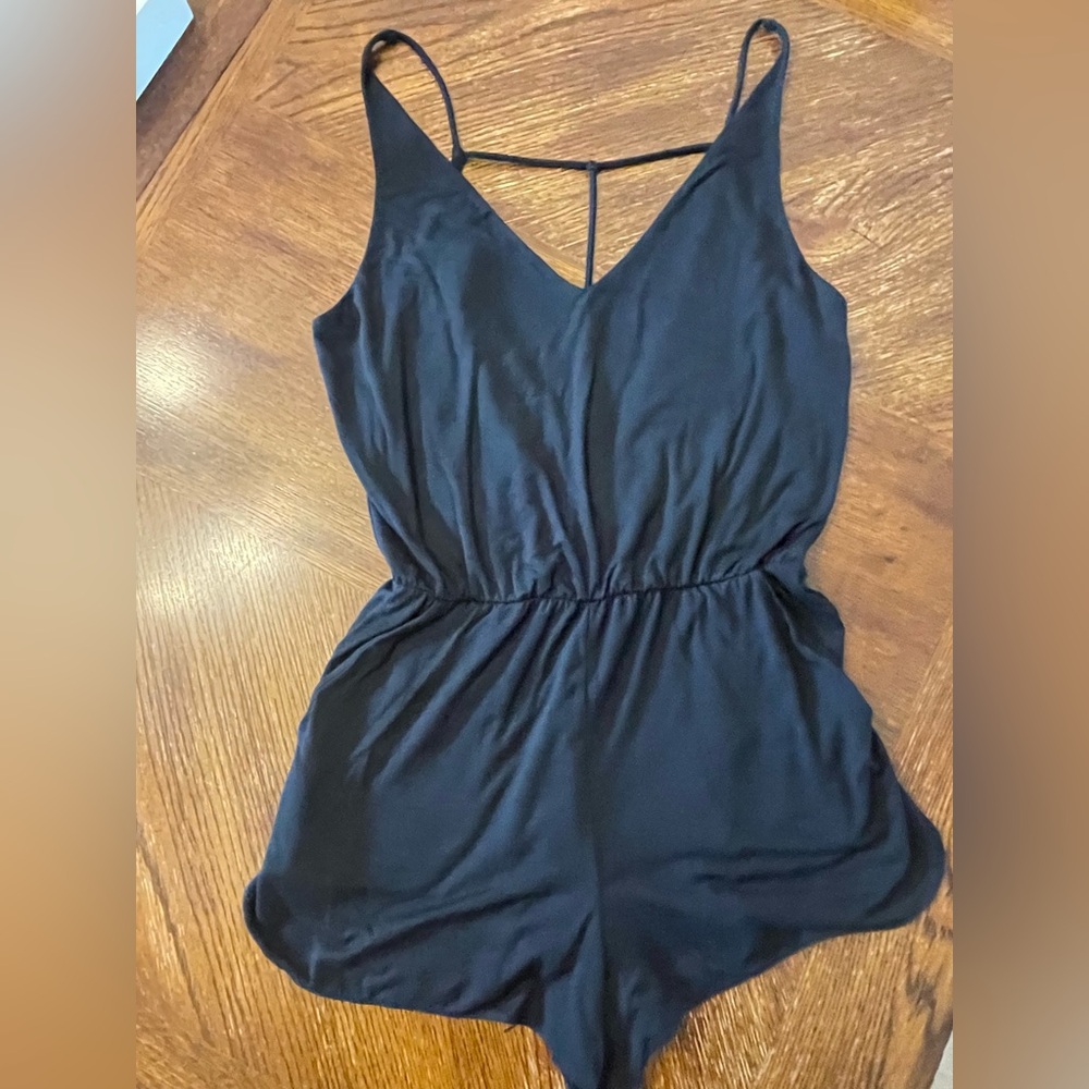 Victoria's Secret Black Romper